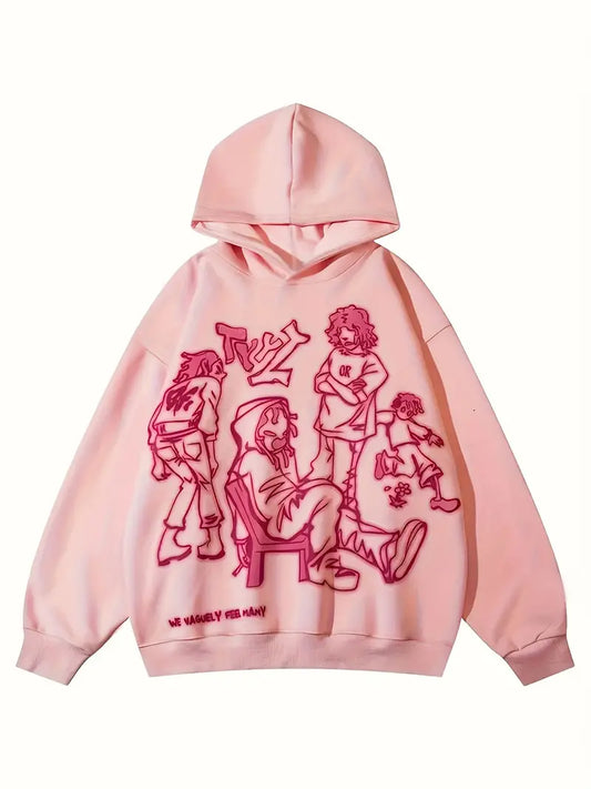 We Vaguely Feel Many Pink Hoodie