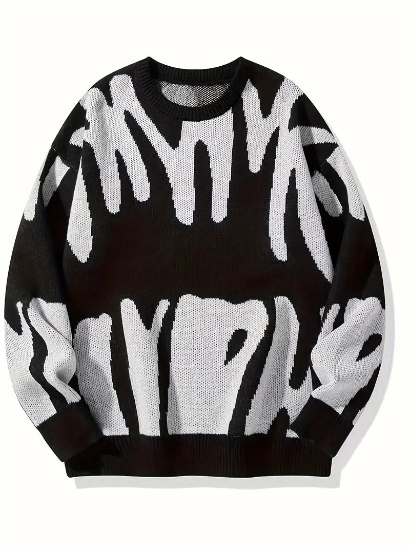 Y2K Design Wool Sweater